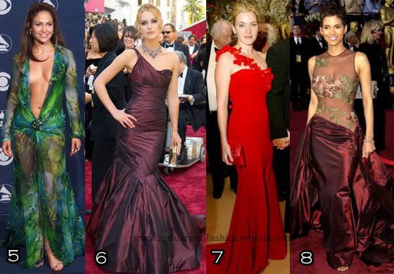 Jennifer Lopez Red Carpet Dresses