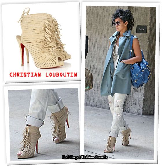 In Rihanna\u0026#39;s Closet - J Brand Jeans \u0026amp; Christian Louboutin Deva 120 ...  