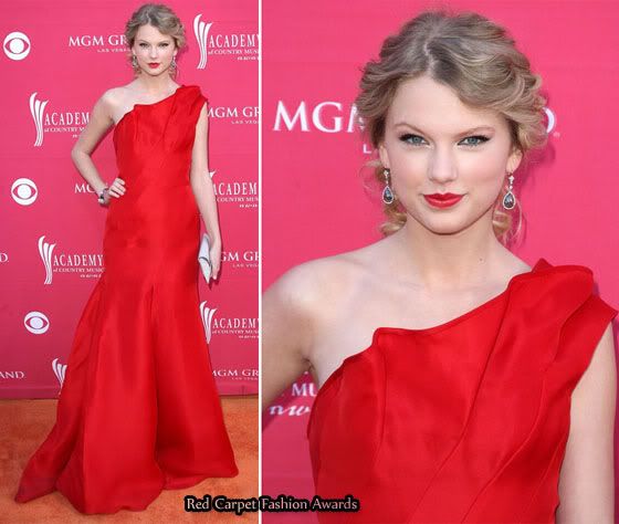 Taylor Swift Red Carpet 2009. Taylor Swift also changed