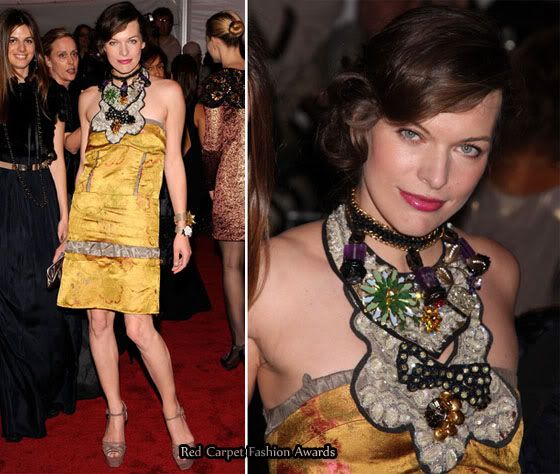 Short, sassy and sweet, that best describes Milla Jovovich as she arrived 