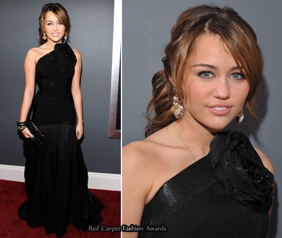 After her Cavalli dress at the PreGrammy party Miley Cyrus couldn 39t get 