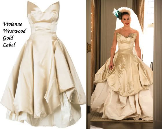 carrie bradshaw hairstyle. Carrie Bradshaw's Vivienne Westwood Wedding Dress Sells Out On 