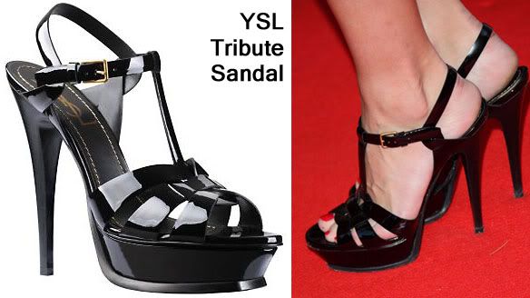 Olivia Palermo\u0026#39;s Obsession - YSL Tribute Sandals - Red Carpet ...  