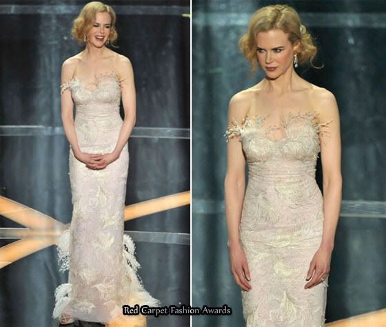 nicole kidman oscar dress chartreuse. Nicole Kidman wore yet another