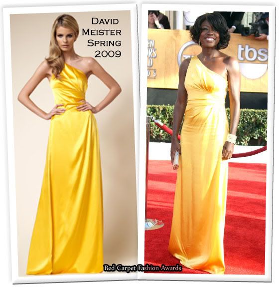amy adams yellow dress. yellow SAG Awards gown,