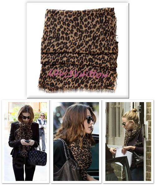 2007&#39;s Must Have Celebrity Accessory - The Louis Vuitton Leopard Scarf - Red Carpet Fashion Awards