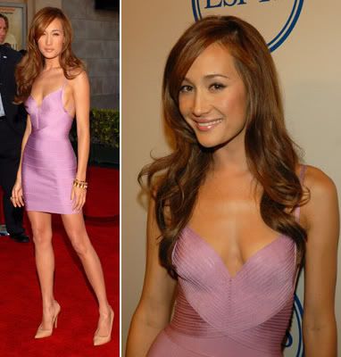 Long hair - celebrity  hairstyles - Maggie Q 7