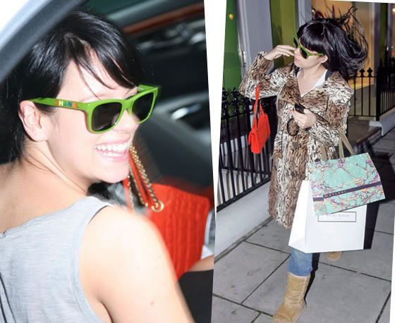 lily allen chanel sunglasses. Lily Allen also loves her pair