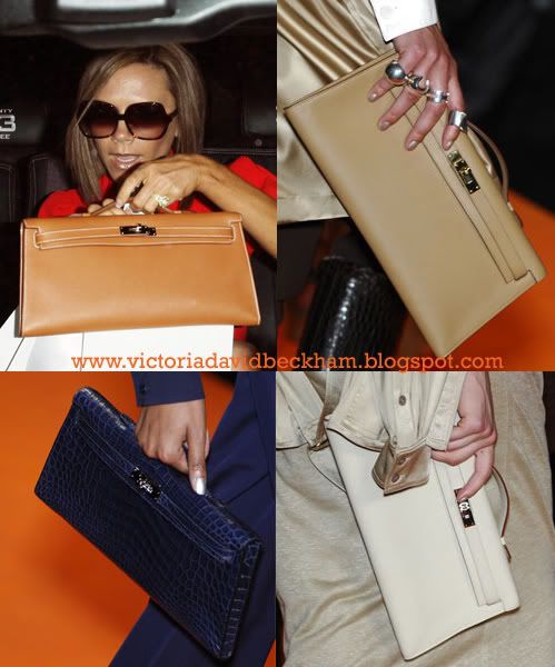 Victoria Beckham Hermes Collection. Her Hermes handbag collection