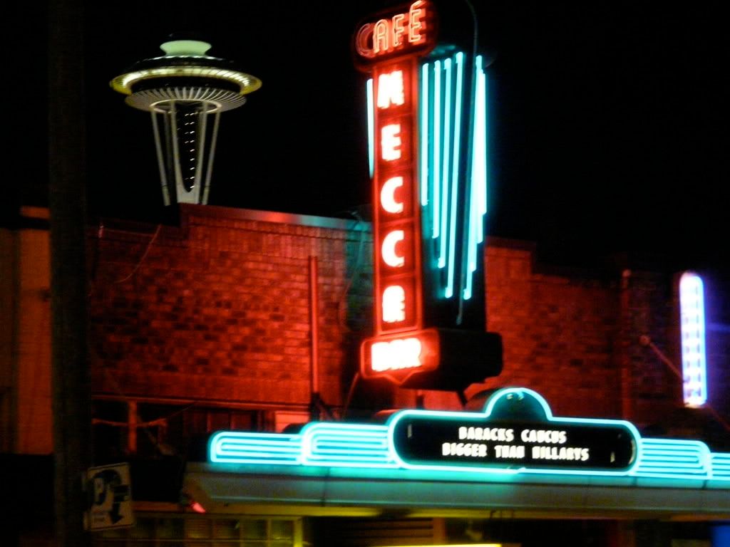 Cafe Mecca at Night
