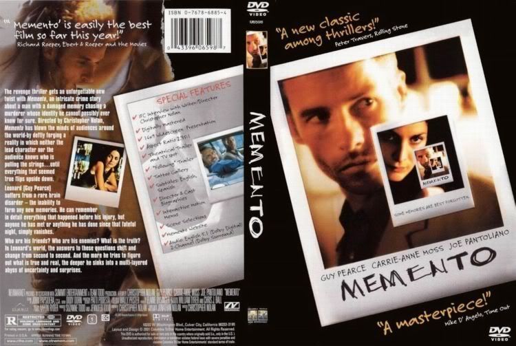 Writers:Jonathan Nolan (short story "Memento Mori")