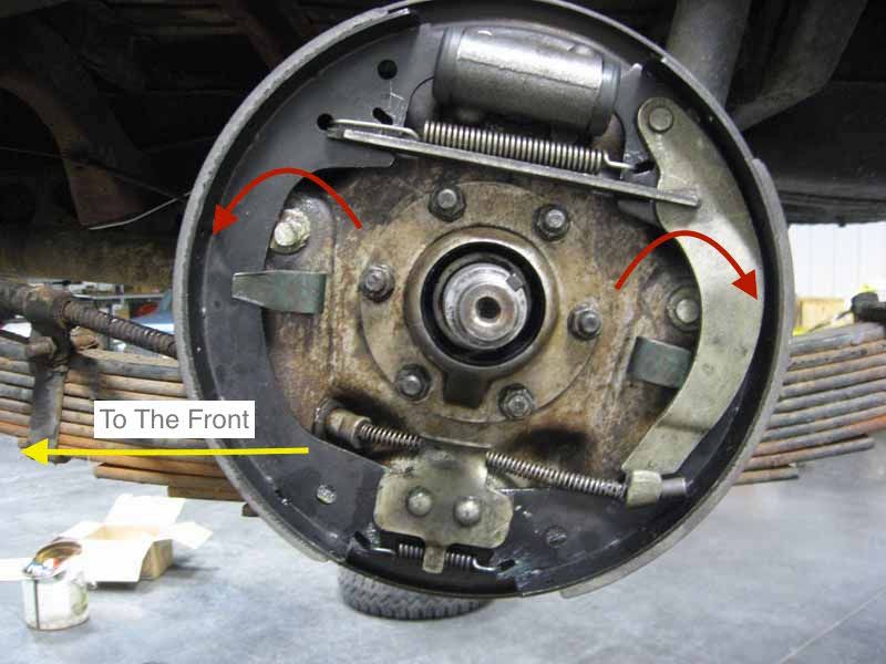 Brake shoe install Old Willys Forum