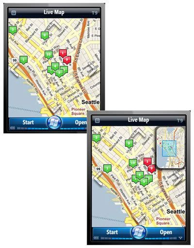 Windows Live Map