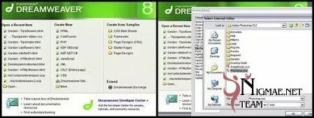 Dreamweaver's Photoshop Settings