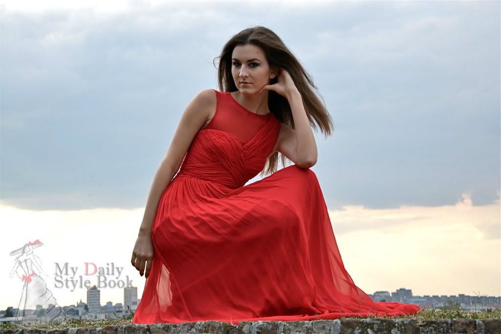 Mango Red Dress