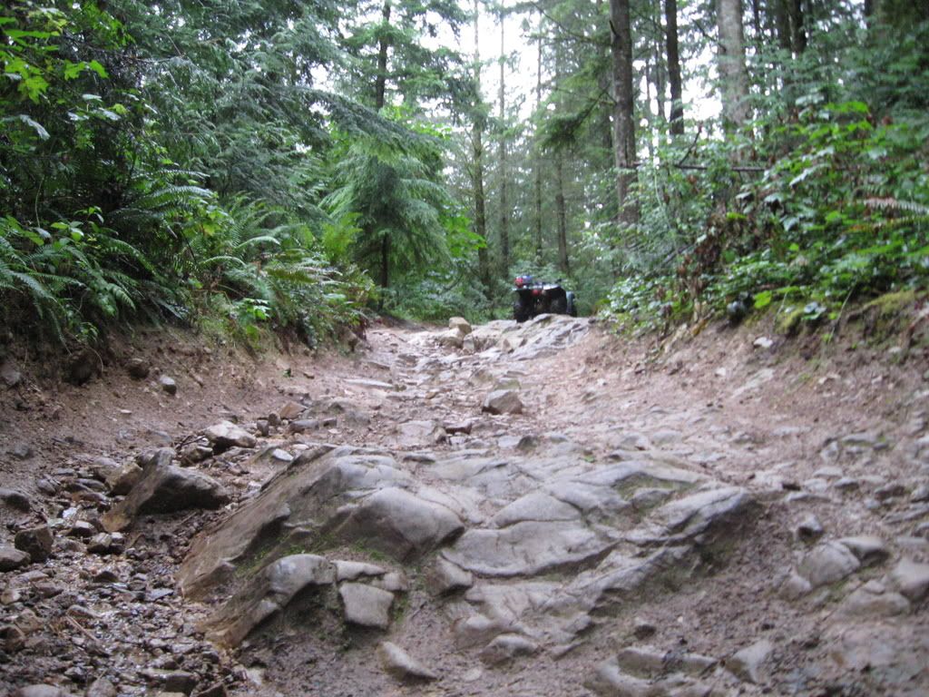 Rocky trails on Lower Mainline