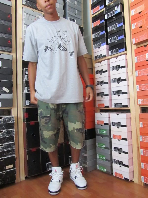 jordan 4 with shorts