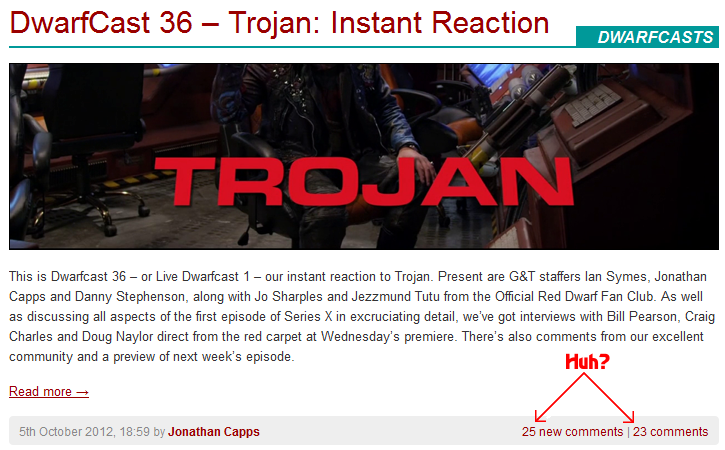 25 new comments, 23 total comments