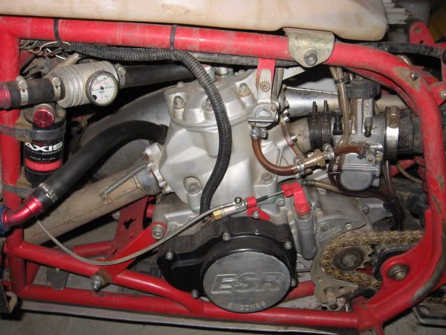 MacDaddy Racing Honda ATC 250r Billet Coolant Temperature Gauge Radiator