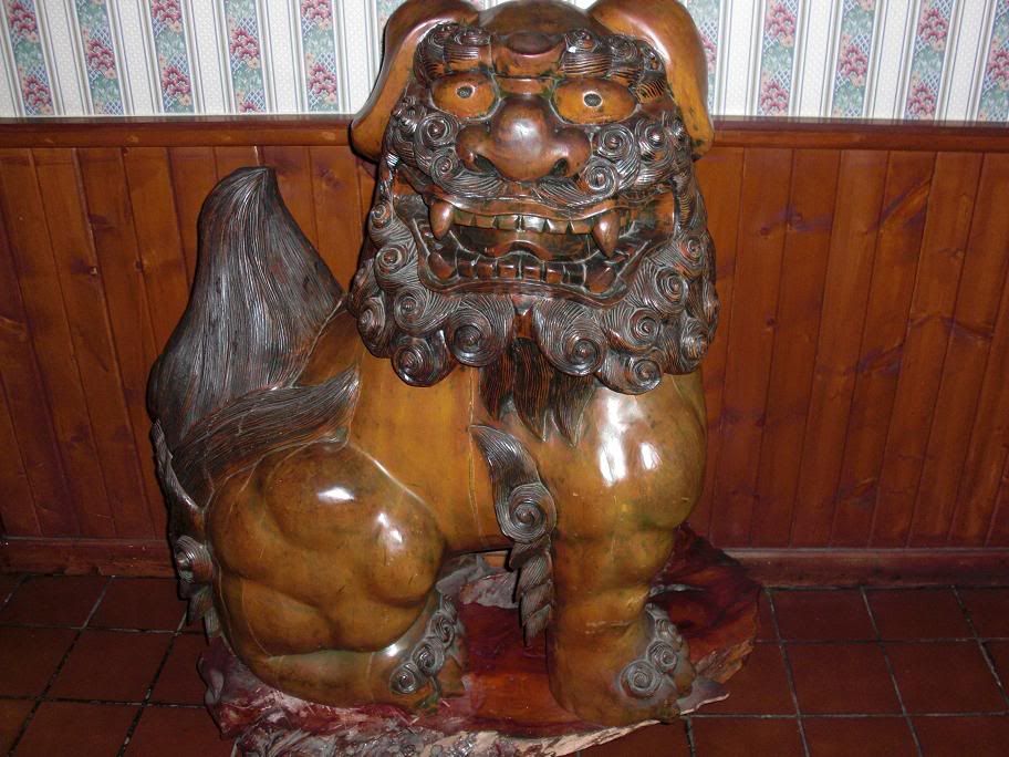 2 Giant Foo Dog Statues for your home/business