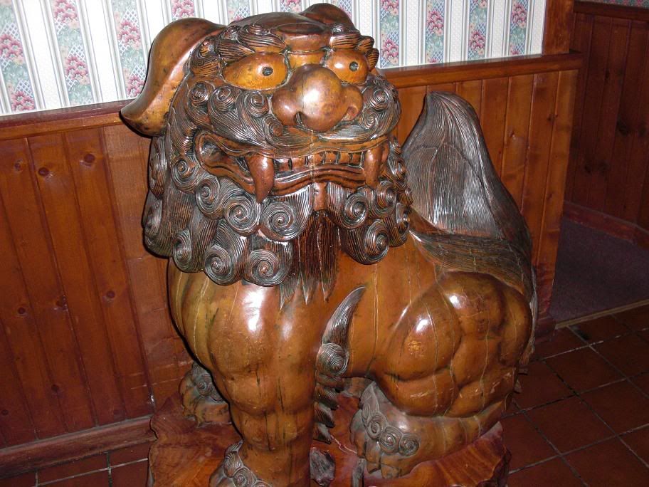 2 Giant Foo Dog Statues for your home/business