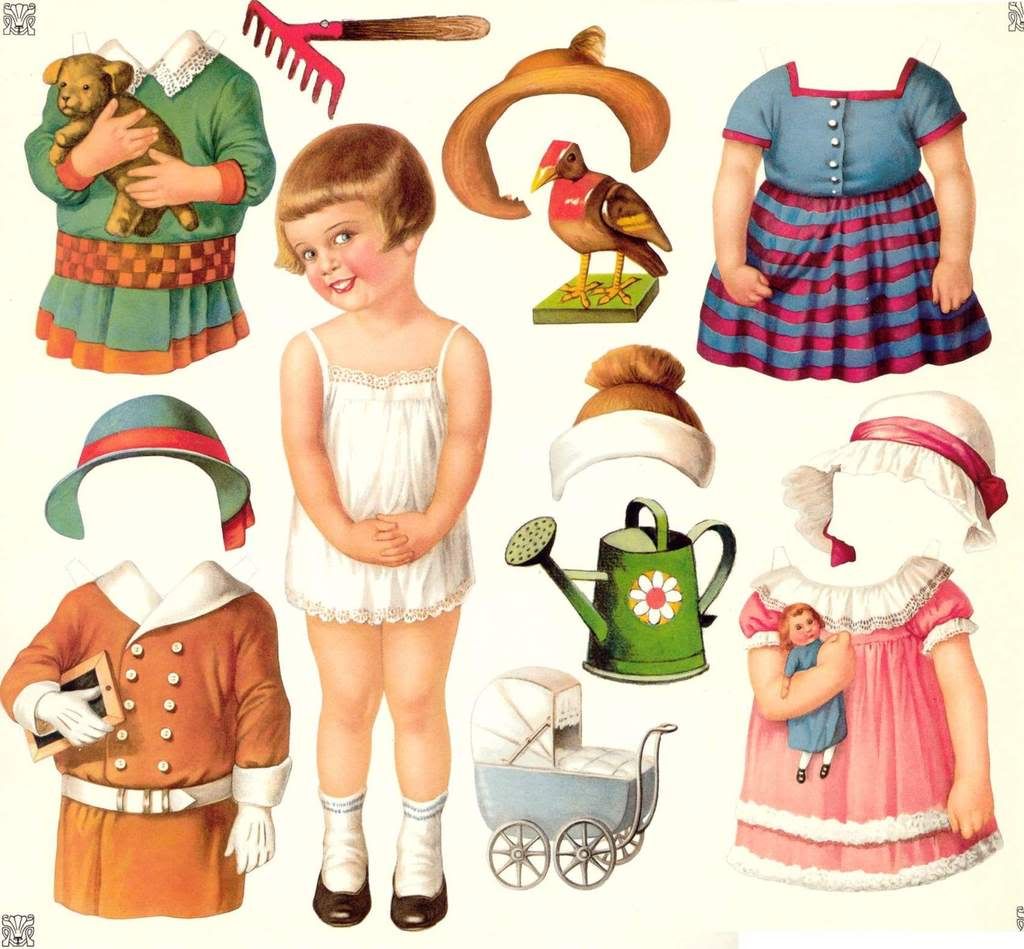 paper dolls Pictures, Images and Photos