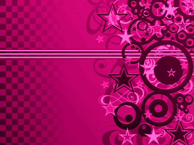 stars background for myspace. bright pink stars and stripes