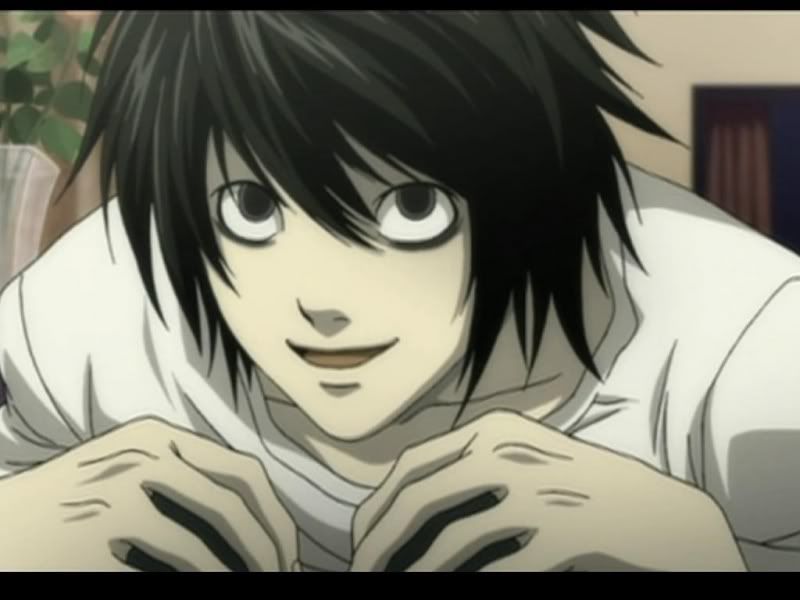 deathnote wallpapers. L from death note