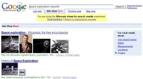 Imagem relacionada a Google Experimental ganha nova funcionalidade Info View