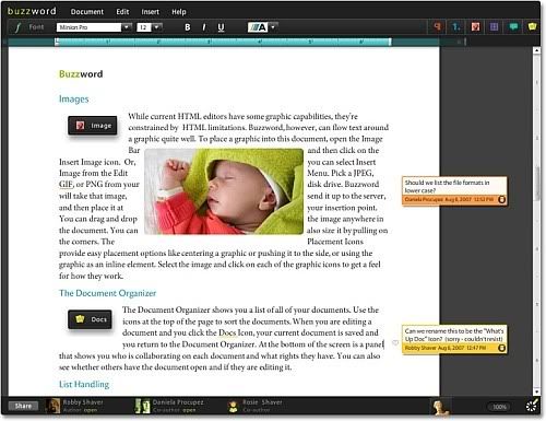 Buzzword - Screenshot