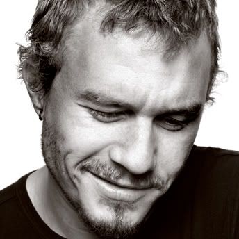 heath ledger laughing