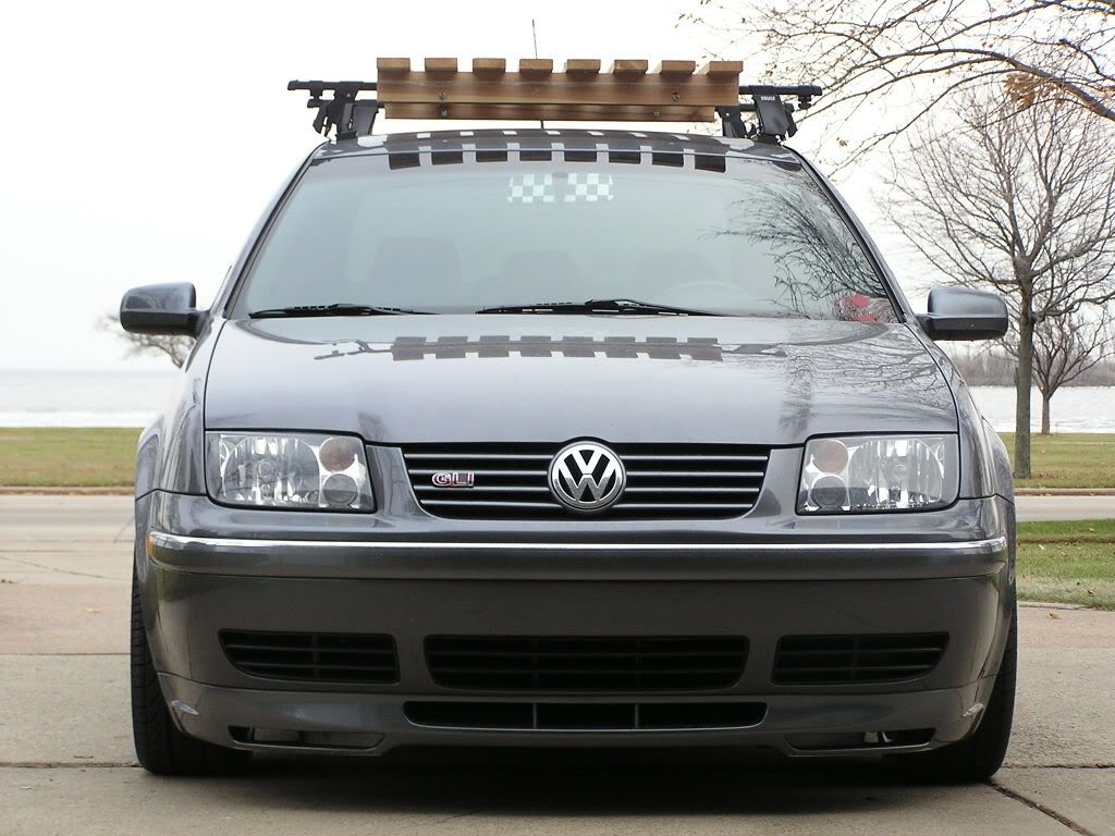 wooden roof rack