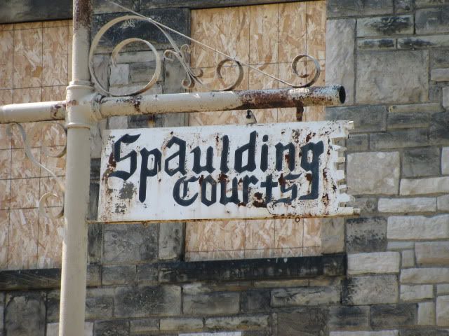 There's a long ways to go before Spaulding Court feels inviting.
