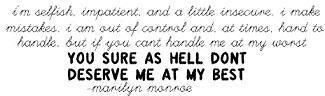 marilyn monroe quote Pictures, Images and Photos