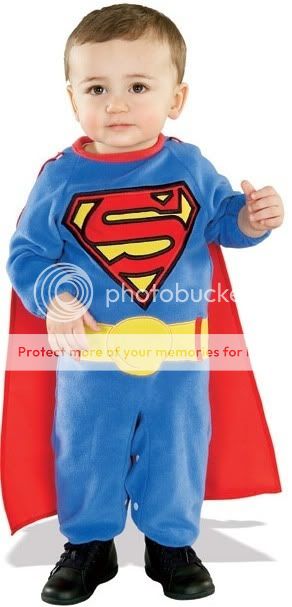 Baby Costume 12 18 Month Pajamas Long Sleeve Birthday Party Superman