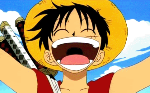 Monkey D. Luffy Laugh gif by luckyluis026 | Photobucket