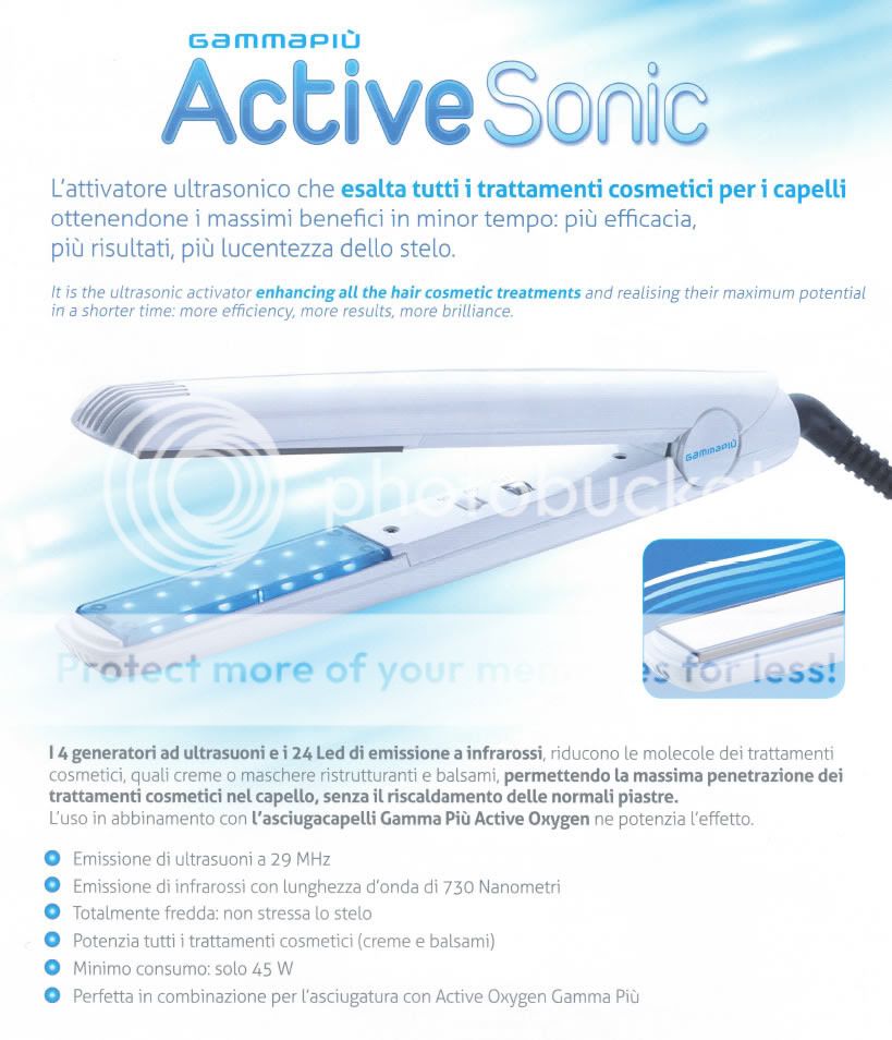 Piastra ACTIVESONIC ad ultrasuoni infrarossi GAMMAPIU  